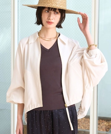 【人気追加】コクーンブルゾン