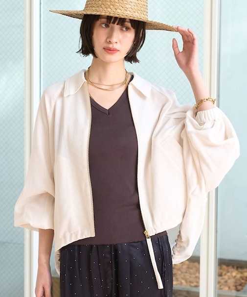 【人気追加】コクーンブルゾン