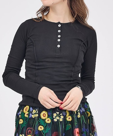 【MILLER/ミラー】Light Prib Henly L/S Tee / ラ