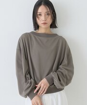 ポリスパンパフスリーブイージーカットプルオーバー/吸水速乾