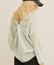 【2026SS新作】【人気追加】バックツイストシャツ