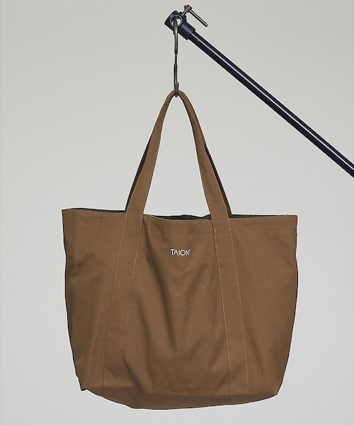【TAION /タイオン】TOTE BAG-L/トートバッグL/リバーシブル【W