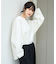ダブルフェイスプルオーバーブラウス