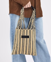 【MOON BIRD/ムーンバード】手織りハンモックトートバッグS/手織り【WE