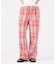 【Le Melange/ル・メランジュ】総柄イージーパンツ/チェック柄/バルーン