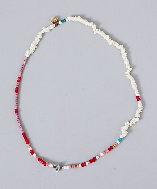 【Le Melange/ル・メランジュ】ビーズネックレス/シェルビーズ/ブレスレ