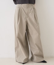 2WAYサスペンダータックワイドパンツ