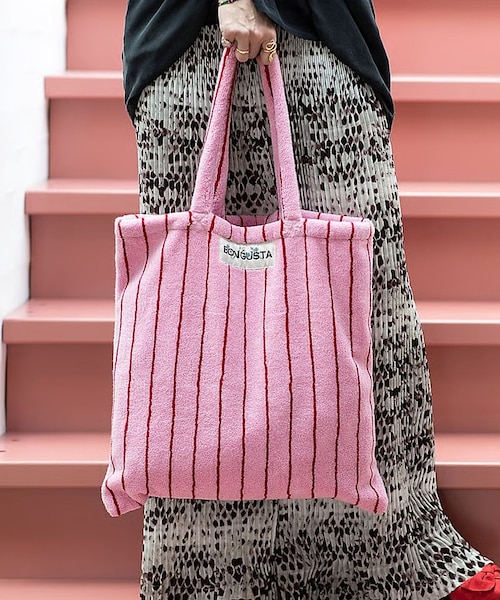 追加】【BONGUSTA/ボングスタ】NARAM TOTEBAG/トートバッグ｜ルージュ