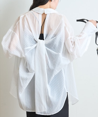 【定番人気】【ロングセラー】バックツイストシャツ