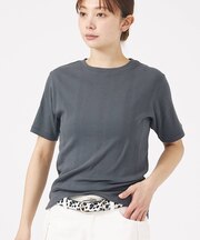 【Robert P.Miller/ロバートピーミラー】パネルリブクルーネックTシ