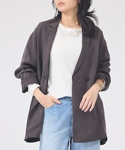 【セットアップ対応】キュプラフィブリルダブルジャケット