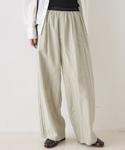 ストライプイージーパンツ/ウエストゴム