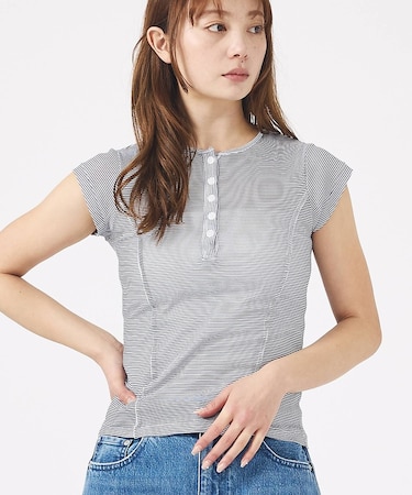 【MILLER/ミラー】Light Prib Henly S/S Tee / ラ