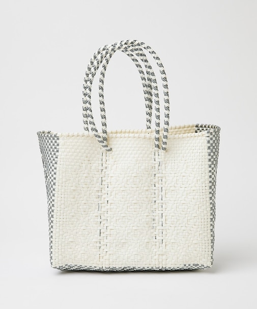 【MOON BIRD/ムーンバード】手編みのメルカドバッグS/かごバッグ/ハンド