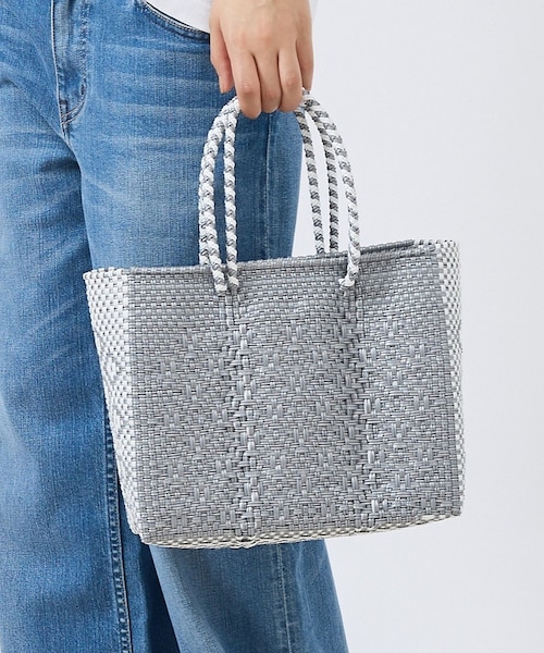 WOVEN ウーヴン】ミニトート メルカドバッグ かごバッグ メキシコ製