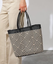 【MOON BIRD/ムーンバード】手編みのメルカドバックＬ/軽量/大容量/旅行