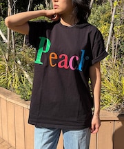 【byeA./バイエー】Peach TEE/ロゴTシャツ