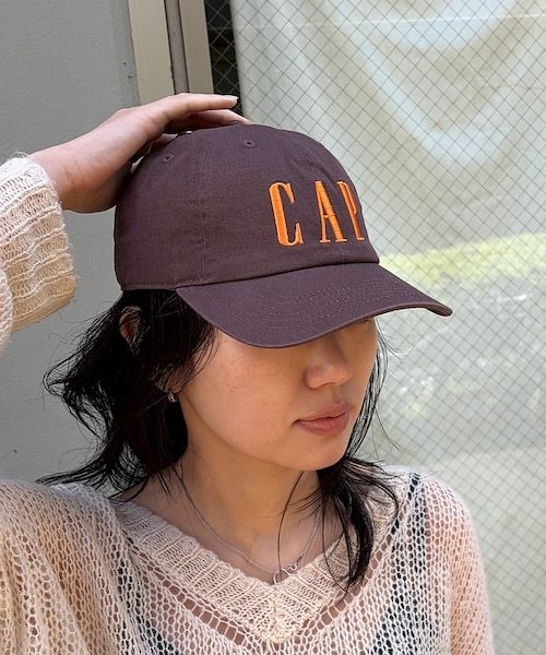 byeA./バイエー】CAP ロゴ刺繍ベースボールキャップ｜ルージュ・ヴィフ