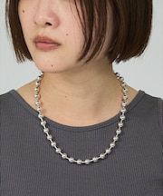 【PILGRIM/ピルグリム】AIR NL シルバーボールチェーンネックレス