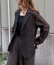 【一部店舗限定】シアーシングルジャケット