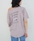 ボートネックロゴTシャツ