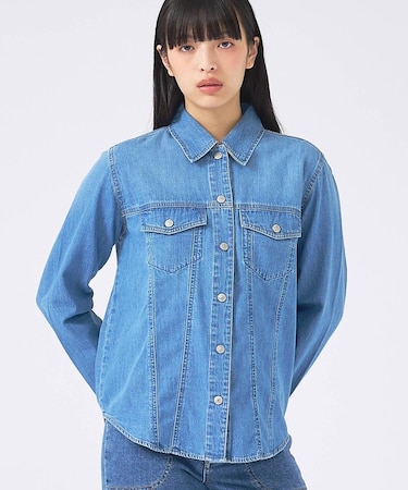 【SOMETHING/サムシング】G-SHIRT/デニムシャツ/デニム【WEB限