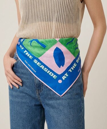 【POM Amsterdam/ポム アムステルダム】SHAWL スカーフ / S