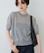レビータ半袖シアーニット / ドット