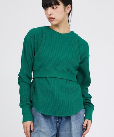 【RUSSELL ATHLETIC/ラッセル アスレチック】スラブリブタンク＆ロ