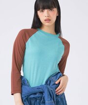 【JOHNBULL/ジョンブル】ベースボールTEE/ラグランスリーブ【WEB限定