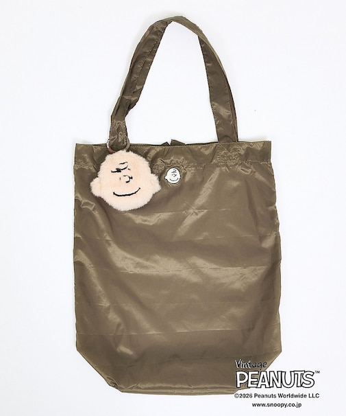 【PEANUTS/ピーナッツ】チャームインバッグS/スヌーピー/エコバック/トー
