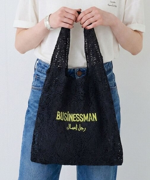 【LY / エルワイ】スークバッグ / 刺繍ロゴレーストートバッグ / Souk