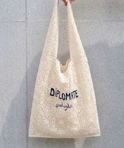 【LY / エルワイ】スークバッグ / 刺繍ロゴレーストートバッグ / Souk