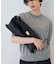 【PUNTI. / プンティ】3WAYレザークラッチバッグ/ショルダー付き/GR