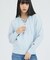 【Healthknit/ヘルスニット】クラシックスウェット レースアップカラー長