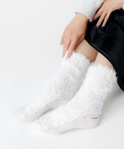 【YUQRI/ユクリ】Faux fur/靴下/ファー/もこもこ/ギフト【WEB限
