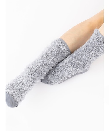 【YUQRI/ユクリ】Faux fur/靴下/ファー/もこもこ/ギフト【WEB限