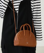 【blancle/ブランクレ】オイルスムースレザー2WAYミニボストンバッグ/O