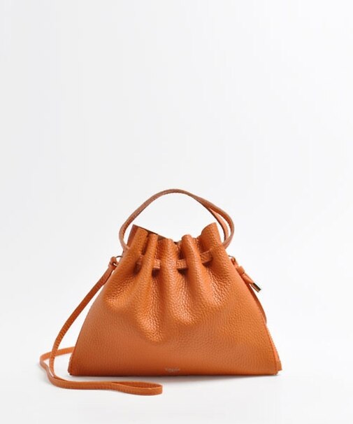 【blancle/ブランクレ】レザーギャザー2WAYバッグ/S.LEATHER