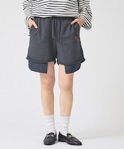 【IRONING/アイロニング】ロゴスウェットショートパンツ/スエット logo