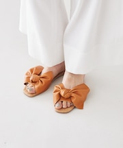 【PALOMA BARCELO】LEIRE リボンフラットサンダル