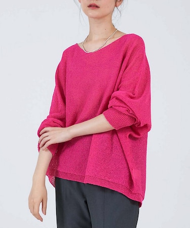 【大人気アイテム入荷】camifineニットプルオーバー