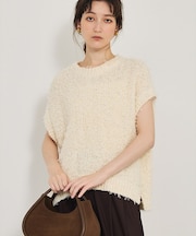 チュールフェザーニット