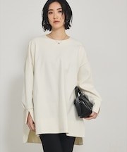 【大人の上品な抜け感】ツイルダンボールプルオーバー