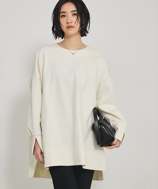 【大人の上品な抜け感】ツイルダンボールプルオーバー
