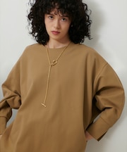 【大人の上品な抜け感】ツイルダンボールプルオーバー