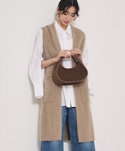 【大人気ジレが今季verに！】フォックスカシミアロングジレ