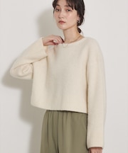 大人気ニット入荷!【新色登場!上質な肌ざわり】フォックスウールショートプルオーバ