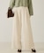 【大人のワイドパンツ】ウーリッシュツイルパンツ