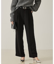 【セットアップ対応】センタープレスストレートパンツ